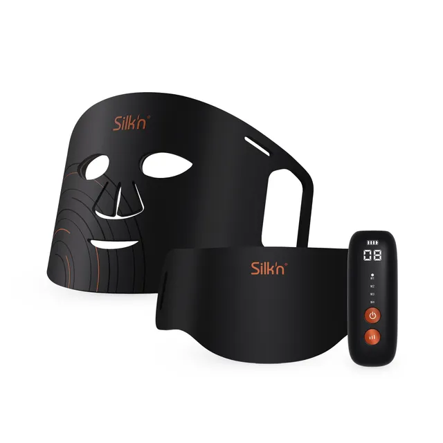 silk-n-dual-led-maske-led-gesichtsmaske-f-r-gesicht-hals-3-rotlicht-modi-blaulic image 1