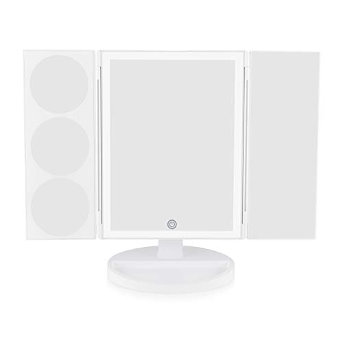 rio-kosmetikspiegel-mit-led-beleuchtung-1x-3x-5x-10x-vergr-erung-dimmbar-klappba image 8