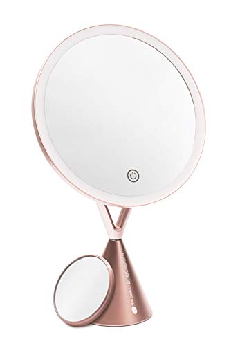 rio-make-up-spiegel-mit-led-lichtring-1-fach-und-abnehmbarem-5-fach-vergr-erungs image 8