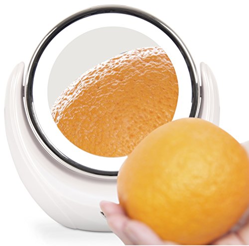 rio-make-up-standspiegel-mit-led-beleuchtung-doppelseitig-1-fach-und-5-fache-ver image 7