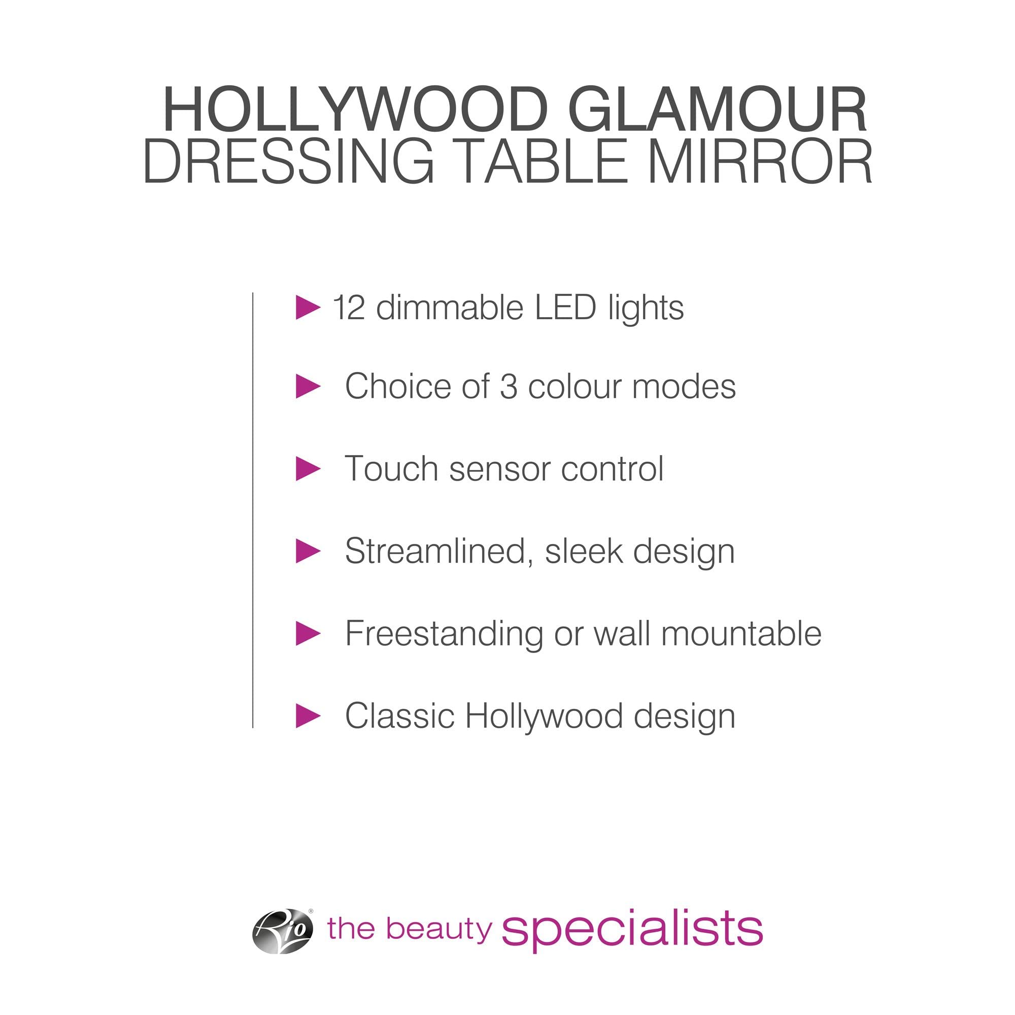 rio-hollywood-glamour-led-schminktischspiegel image 8