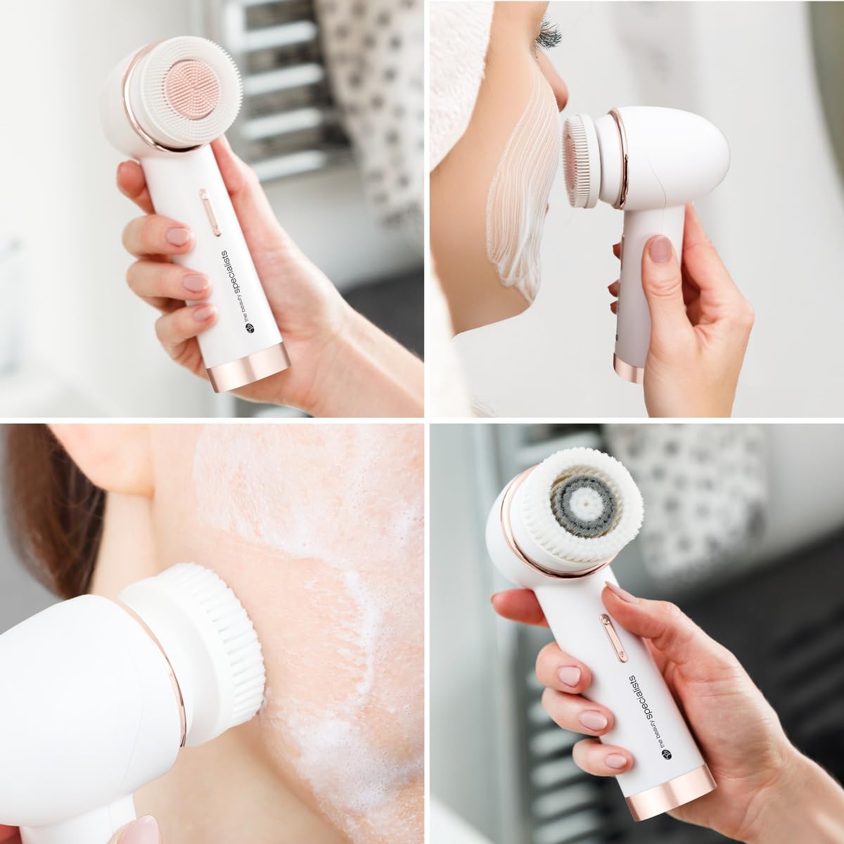 rio-pure-cleanse-deep-gesichtsb-rste-tiefenreinigung-peeling-2-b-rstenk-pfe-ipx7 image 2