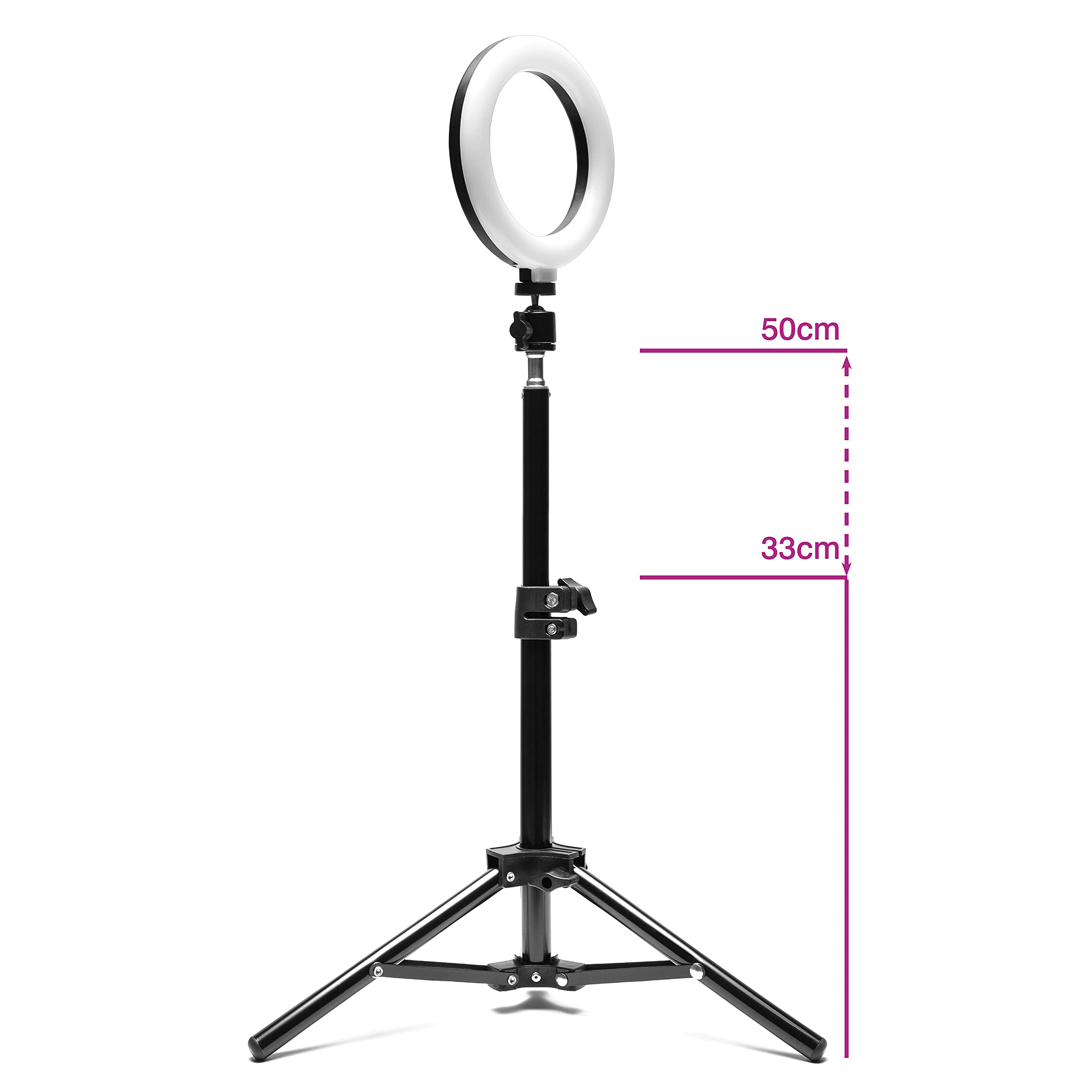rio-schminktisch-ringlicht-mit-verstellbarem-stativst-nder-15-cm-led-ring-3-lich image 6
