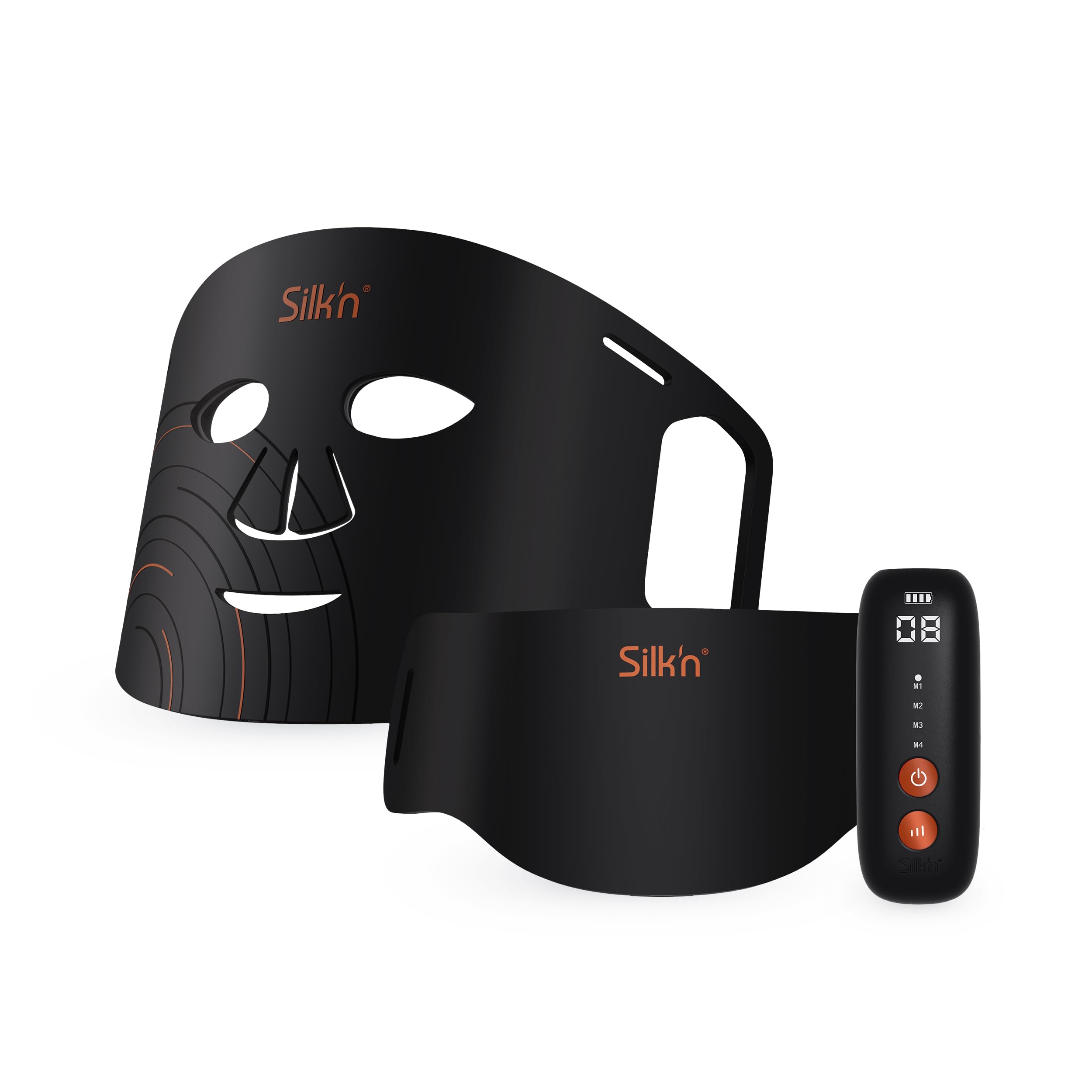 silk-n-dual-led-maske-led-gesichtsmaske-f-r-gesicht-hals-3-rotlicht-modi-blaulic image 1