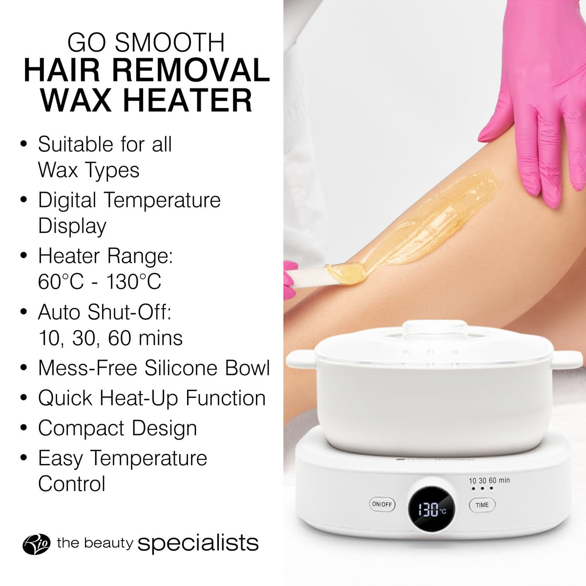 rio-go-smooth-wachserhitzer-digitaler-haarentfernungs-wax-heater-mit-silikonscha image 7