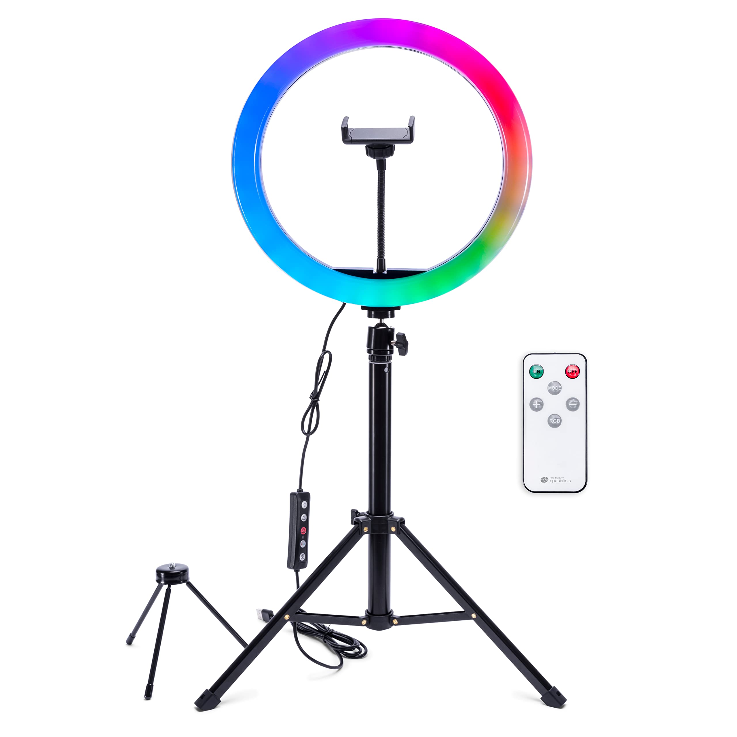 rio-studio-rgb-beauty-ring-light-30-cm-rgb-led-ringlicht-mit-50-farben-3-lichtei image 1