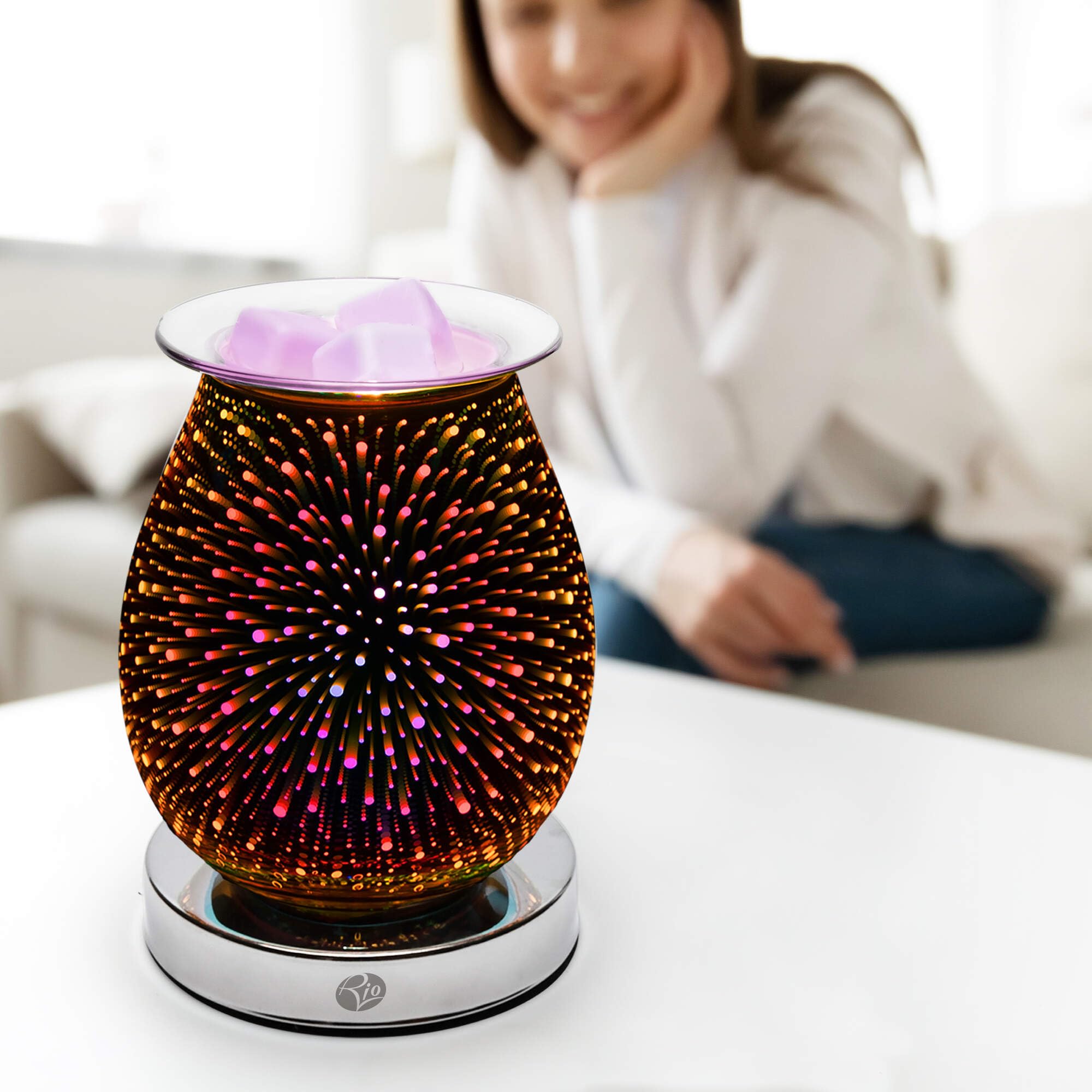 rio-alura-wachsschmelzbrenner-aroma-diffusor-elektrisch-3-duftstufen image 2
