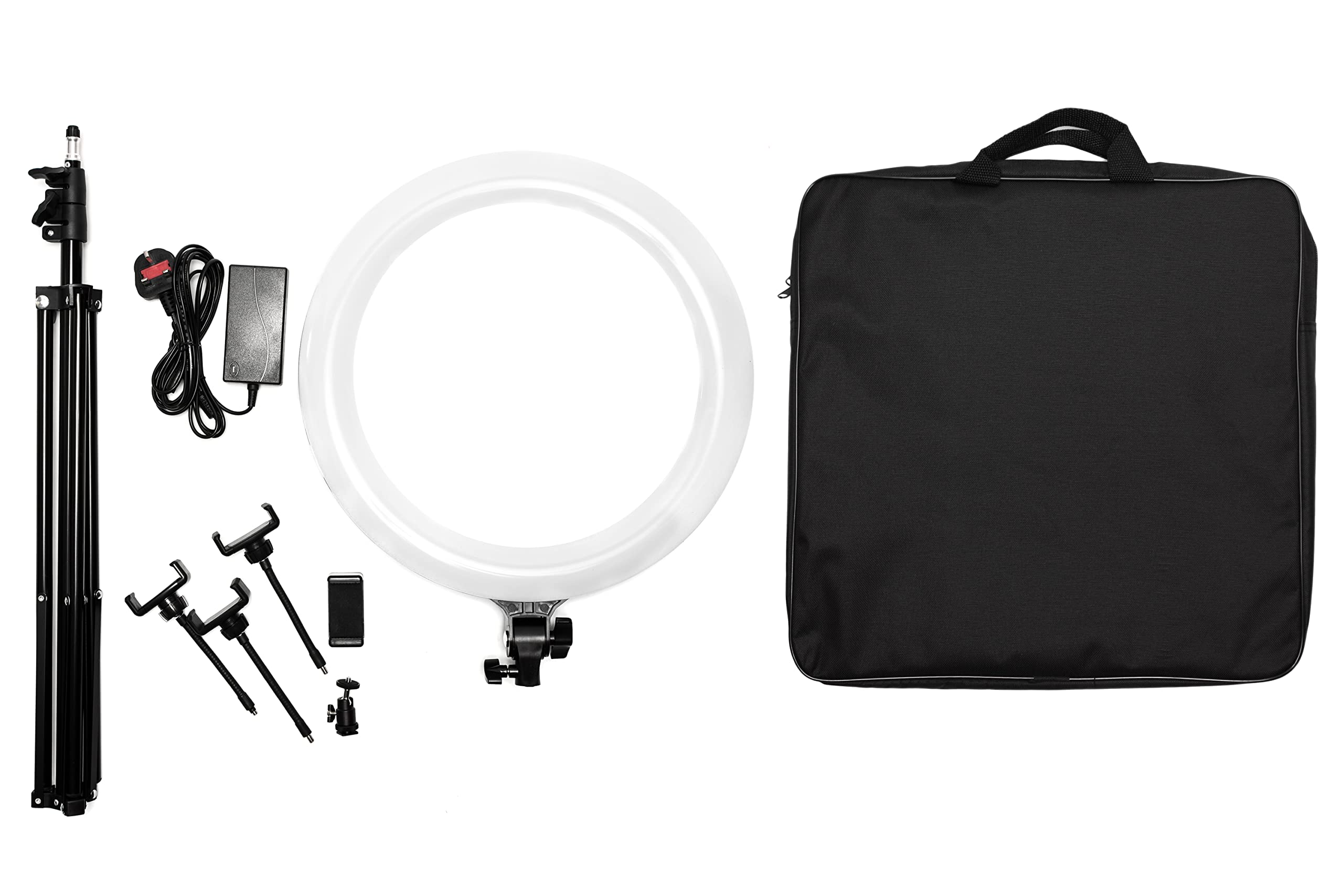rio-45-7-cm-dimmbares-led-ringlicht-mit-stativst-nder-und-smartphone-halterung image 8