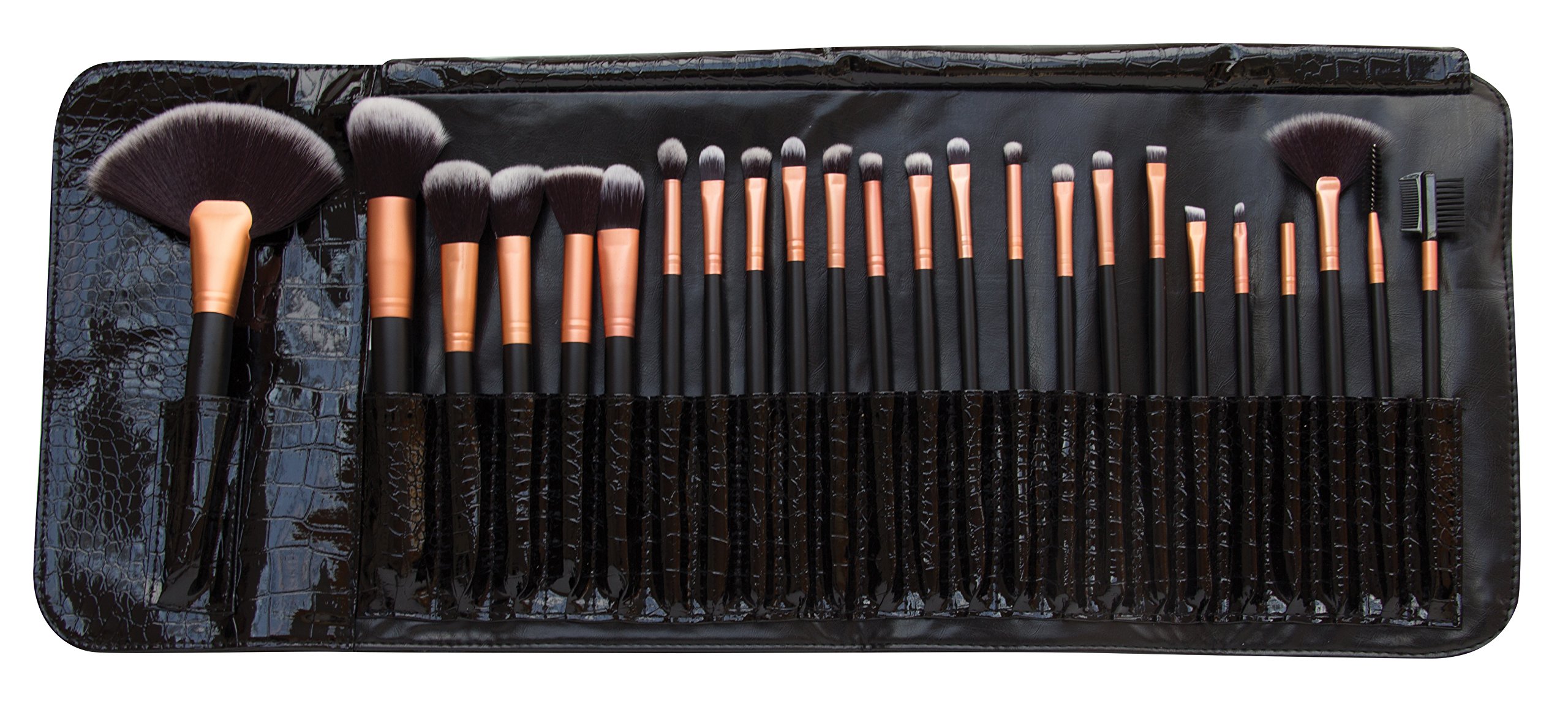 rio-professional-kosmetik-make-up-pinsel-set-24-teile-mit-kunstleder-reiseetui image 1